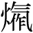 火+(気-メ+作)